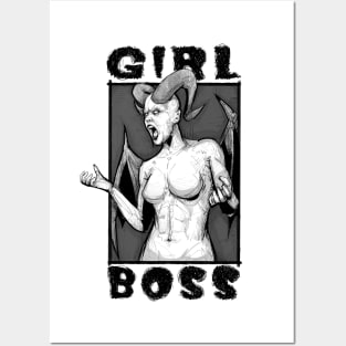 Girl Boss Posters and Art